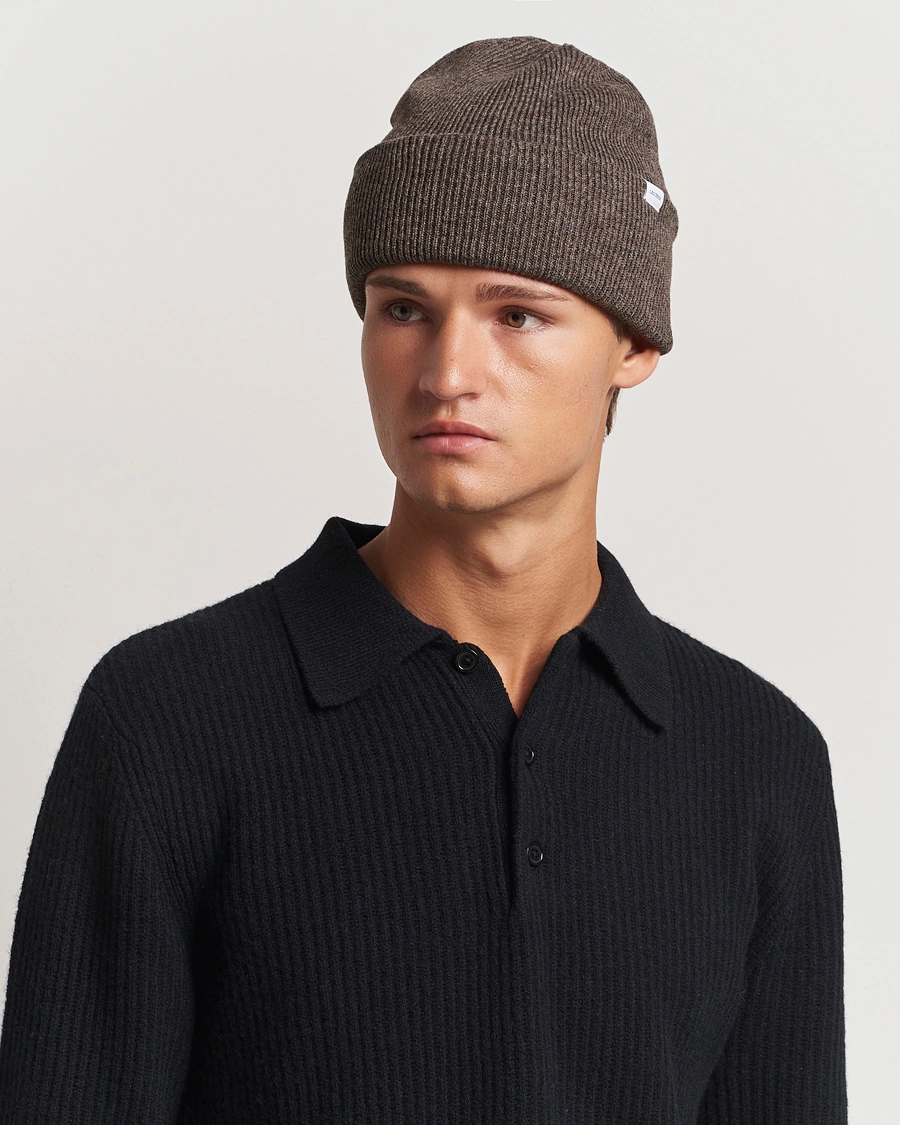 Heren |  | LES DEUX | Wayne Wool Beanie Mountain Grey Melange