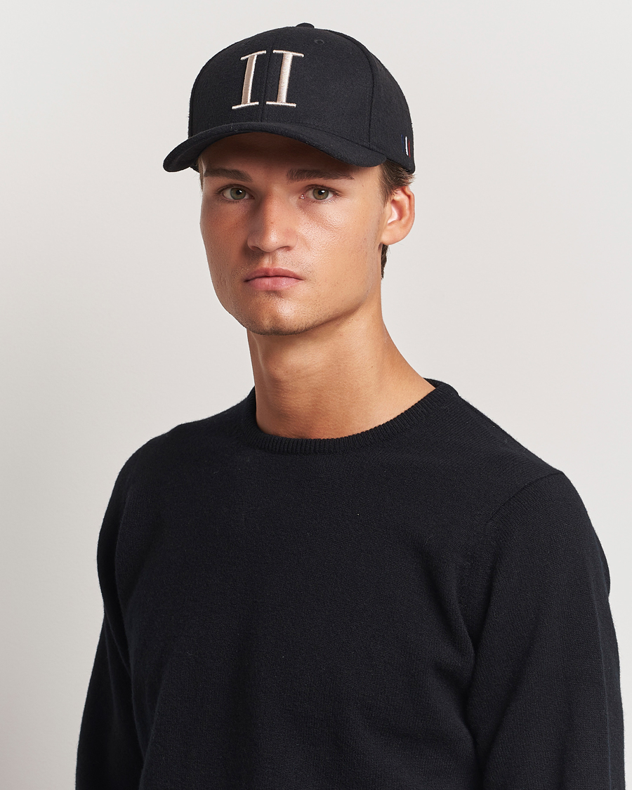 Heren | Hoeden en petten | LES DEUX | Encore Wool Baseball Cap Black/Ivory