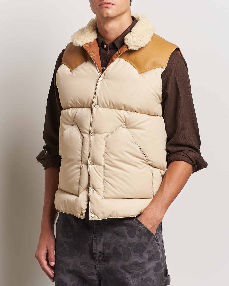 Heren | Herfstjassen | Rocky Mountain Featherbed | Christy Vest Light Beige