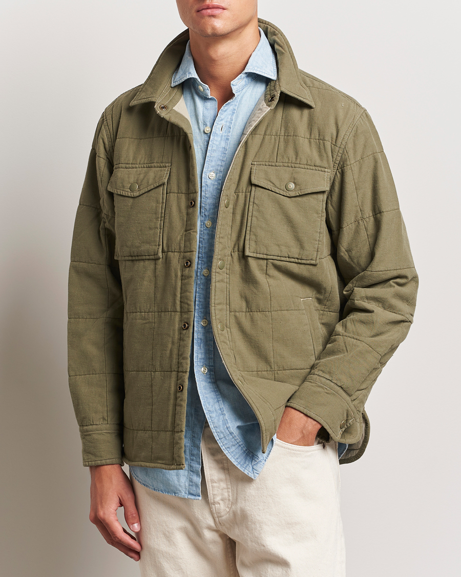 Heren |  | RRL | Mountain Shirt Jacket Olive Drab