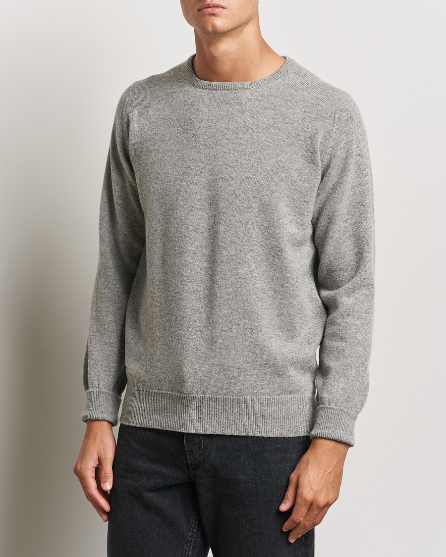 Heren |  | William Lockie | Rob Lambswool Crewneck Flannel