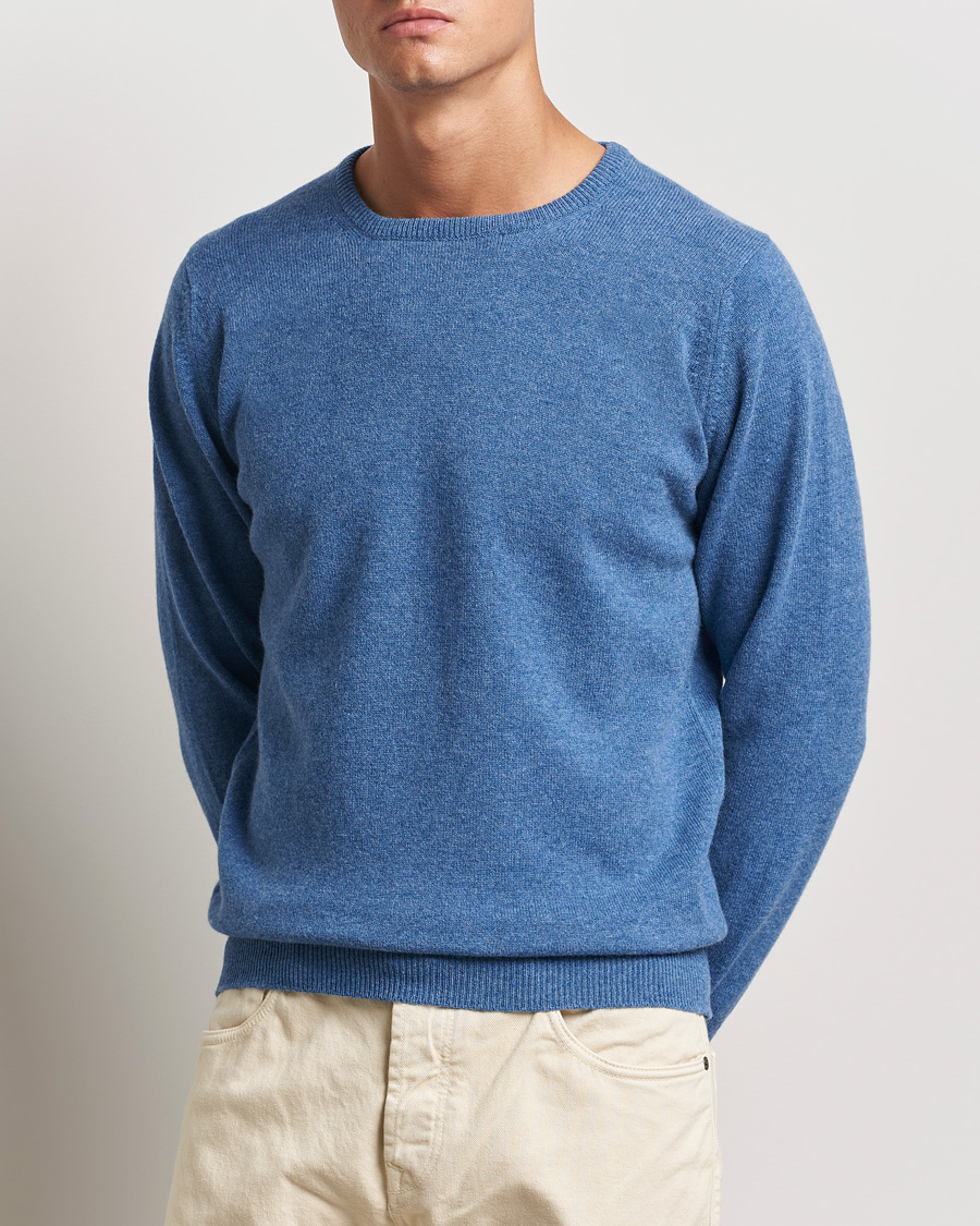 Heren |  | William Lockie | Rob Lambswool Crewneck Jeans