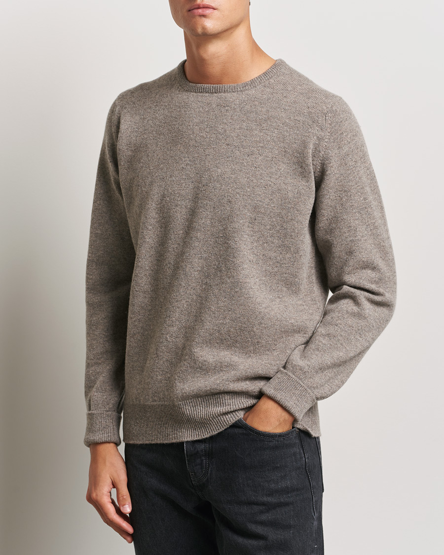 Heren | Truien | William Lockie | Rob Lambswool Crewneck Vole