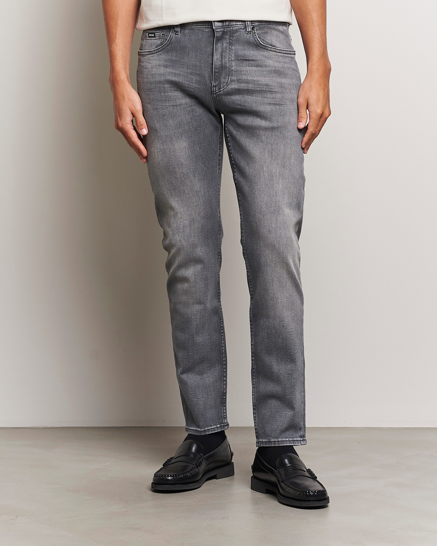 Heren |  | BOSS BLACK | Delaware Jeans Medium Grey