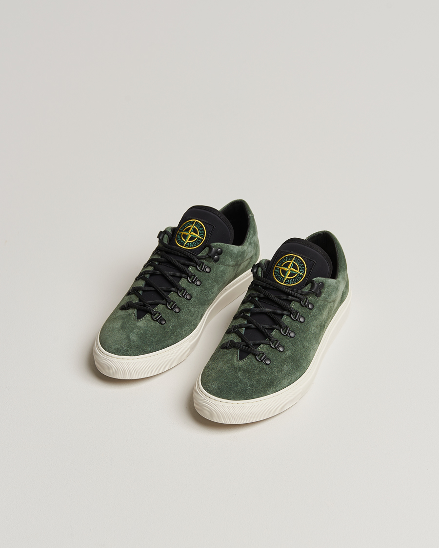 Heren |  | Stone Island | Suede Sneakers Musk