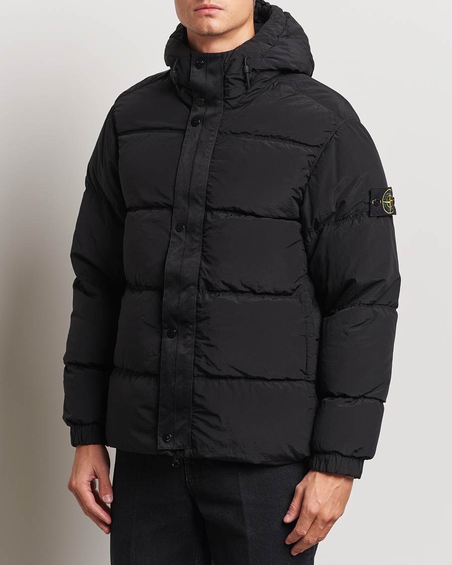 Heren |  | Stone Island | Nylon Metal Down Jacket Black