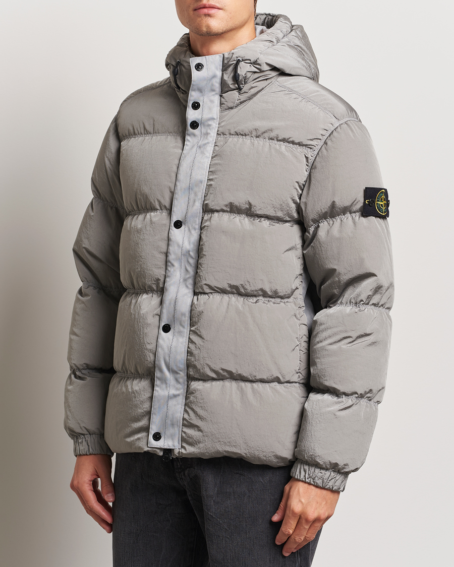 Heren |  | Stone Island | Nylon Metal Down Jacket Grey