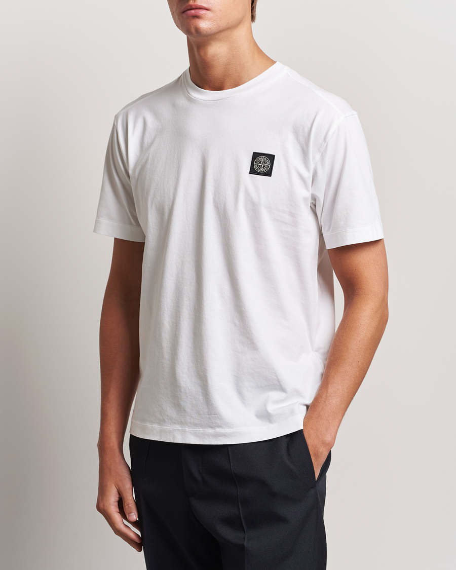 Heren |  | Stone Island | Garment Dyed Jersey T-Shirt White