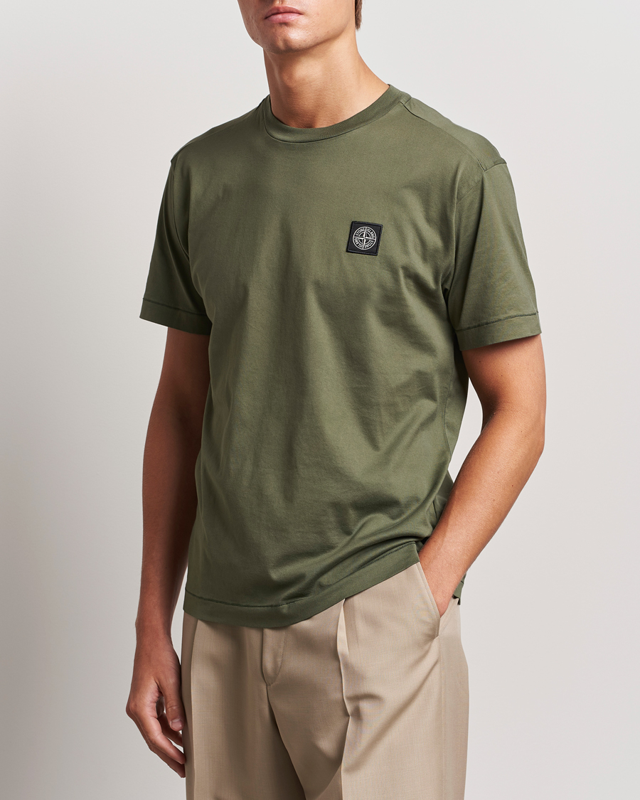 Heren |  | Stone Island | Garment Dyed Jersey T-Shirt Musk