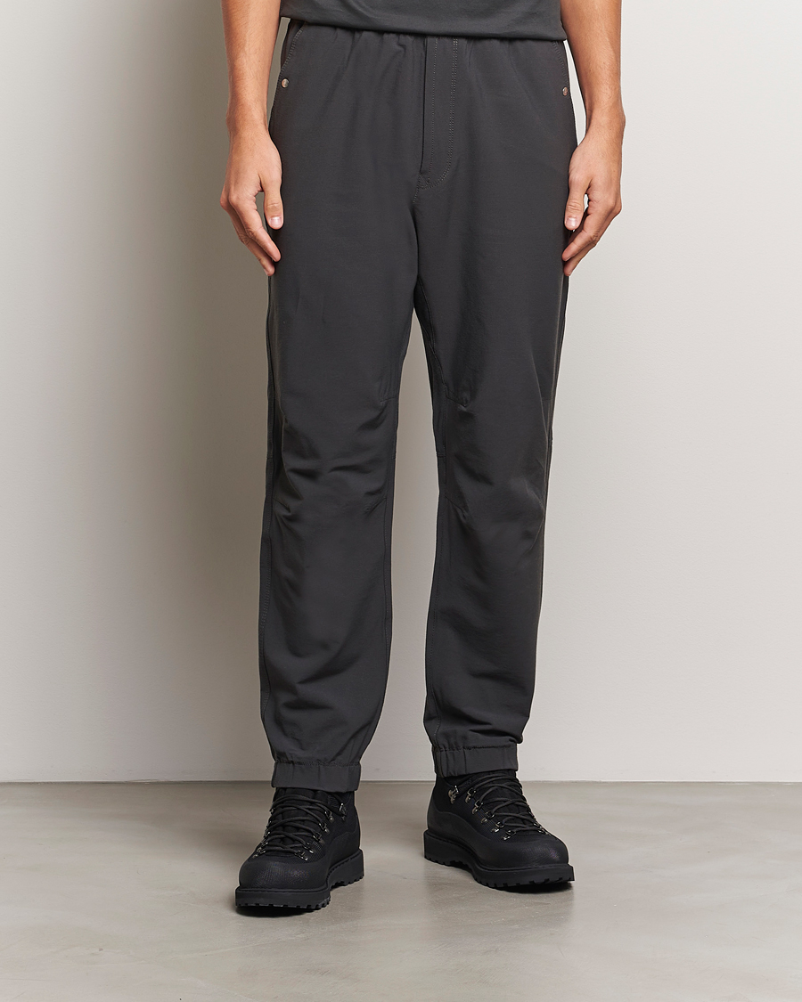 Heren |  | Stone Island | Stellina Wool/Nylon Jogger Pants Lead Grey