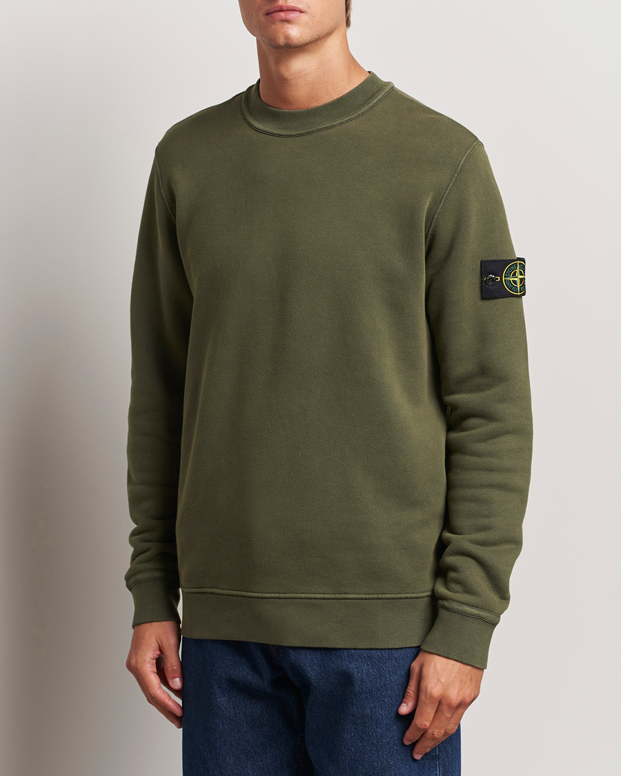 Heren |  | Stone Island | Old Dyed Cotton Sweatshirt Musk