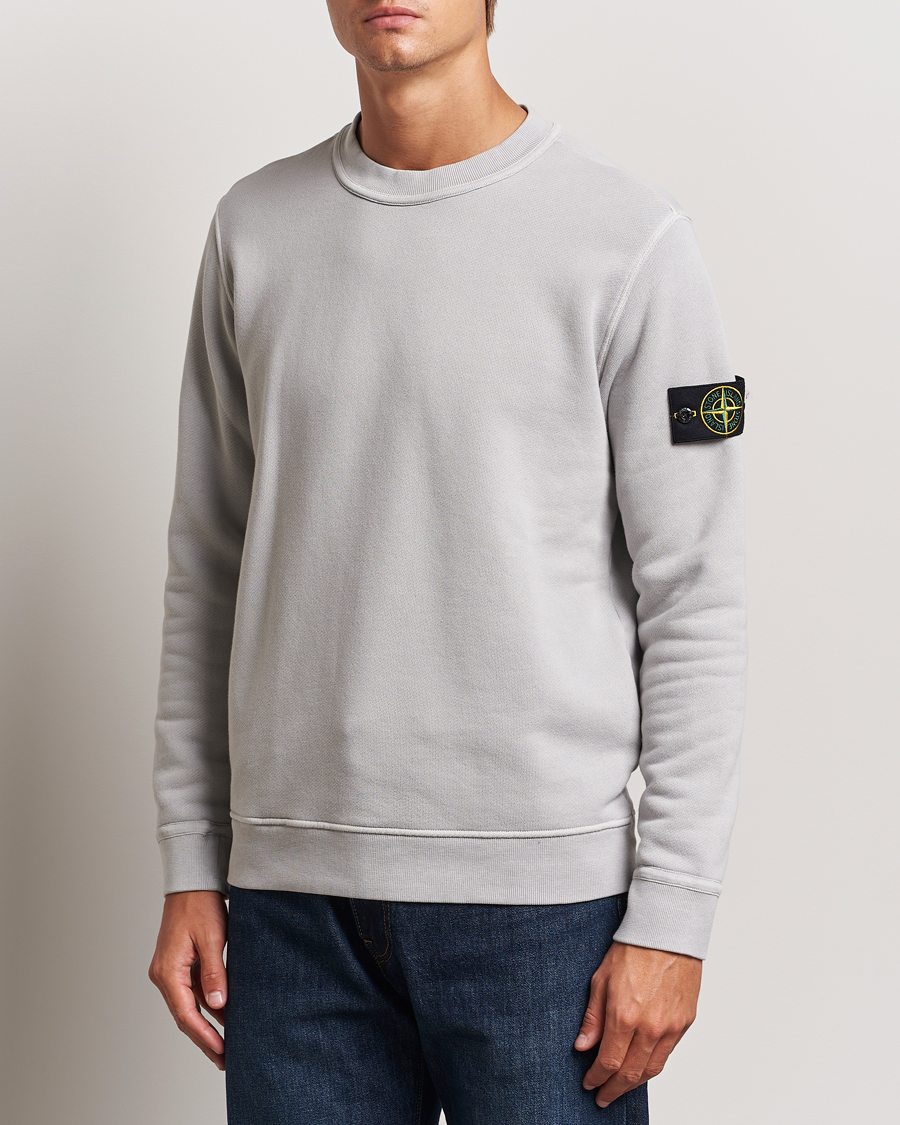 Heren |  | Stone Island | Old Dyed Cotton Sweatshirt Grey