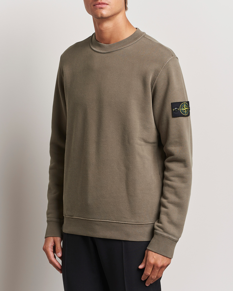 Heren |  | Stone Island | Old Dyed Cotton Sweatshirt Walnut