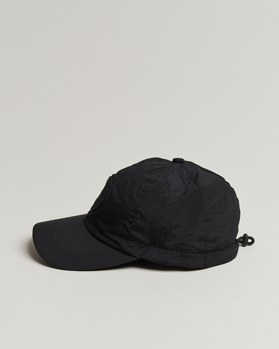 Heren |  | Stone Island | Nylon Metal Logo Cap Black