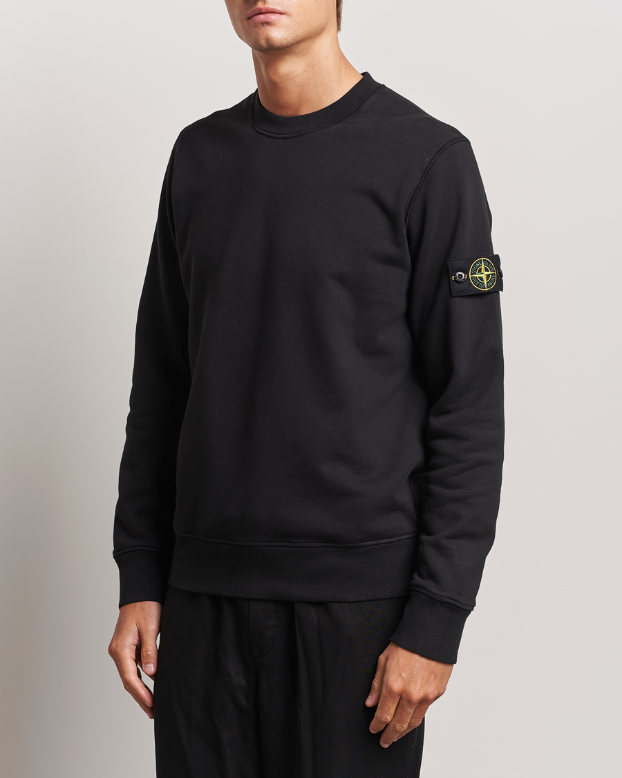 Heren |  | Stone Island | Garment Dyed Fleece Sweatshirt Black