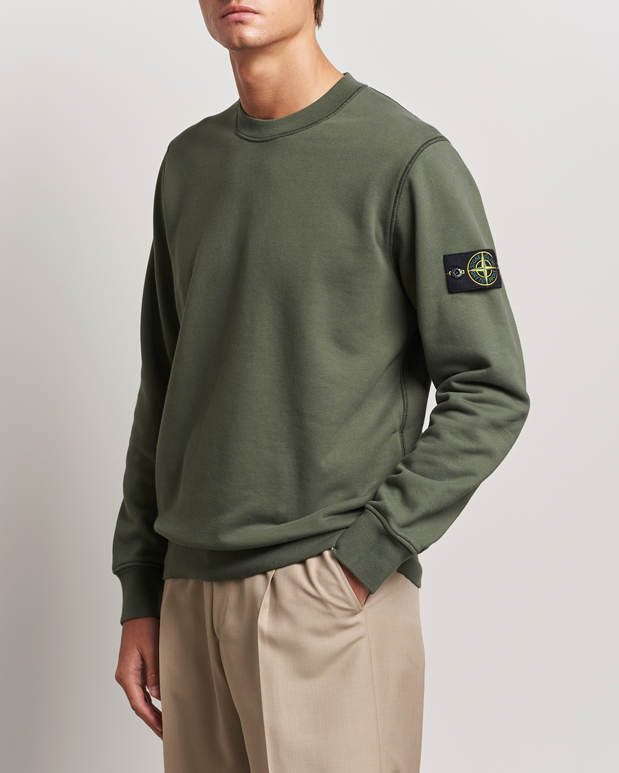 Heren |  | Stone Island | Garment Dyed Fleece Sweatshirt Musk