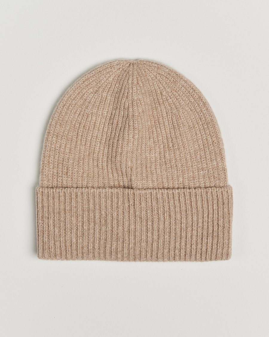 Heren |  | Moncler | Cashmere Beanie Beige