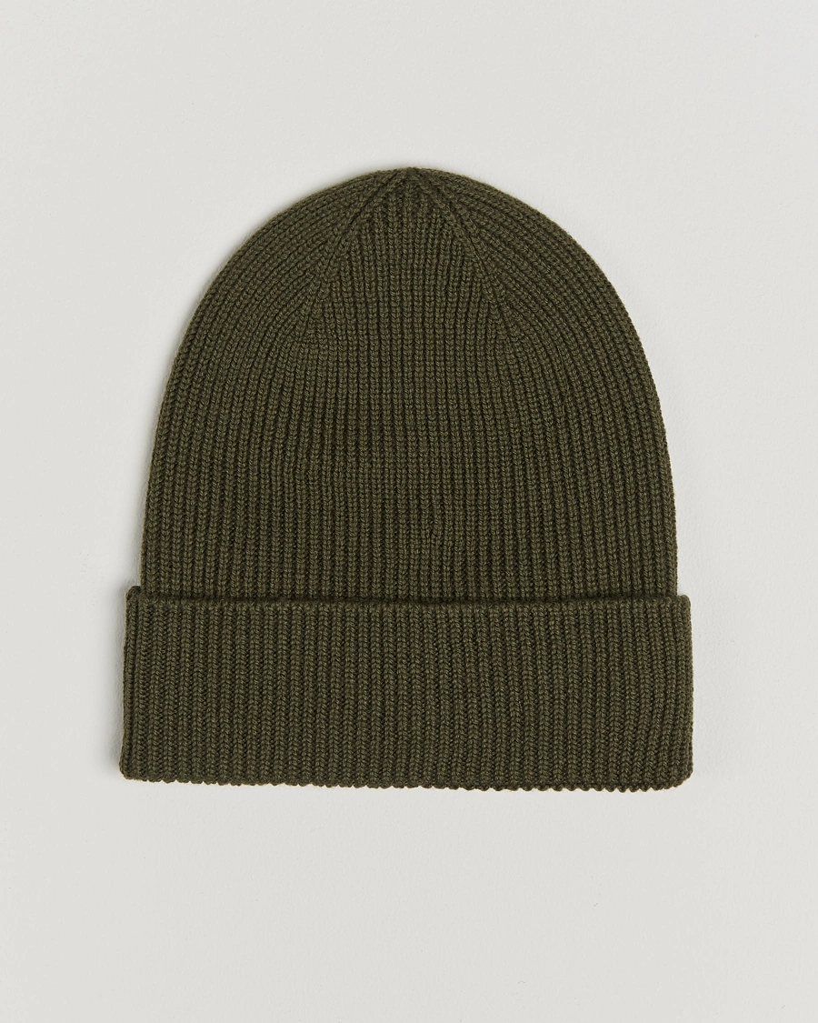 Heren |  | Moncler | Rib Wool Beanie Military