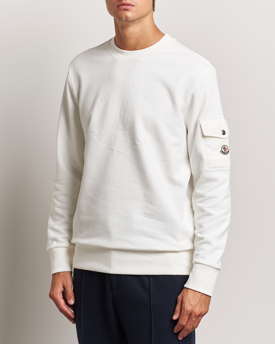 Heren |  | Moncler | Pocket Sleeve Sweatshirt Off White