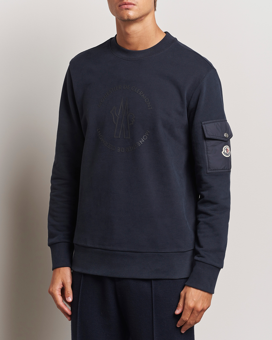 Heren |  | Moncler | Pocket Sleeve Sweatshirt Navy