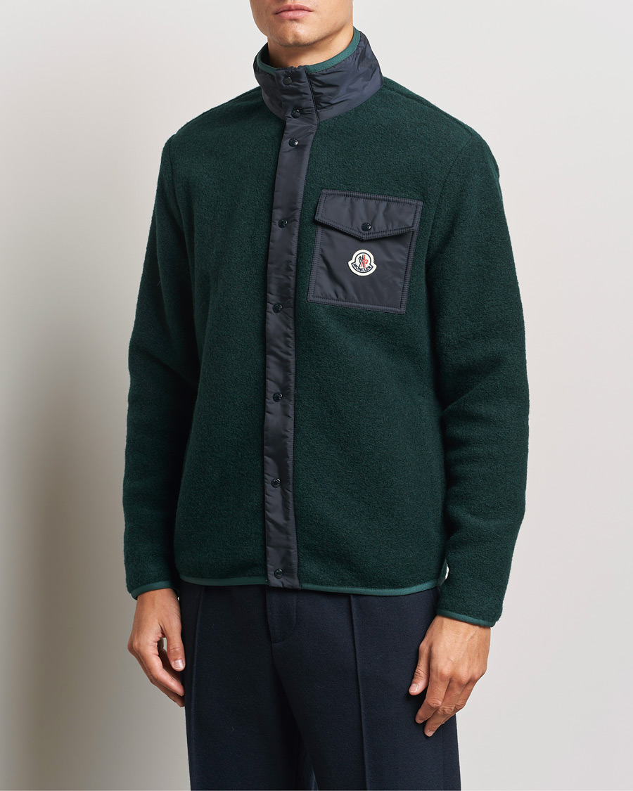 Heren |  | Moncler | Full Zip Pocket Cardigan Navy