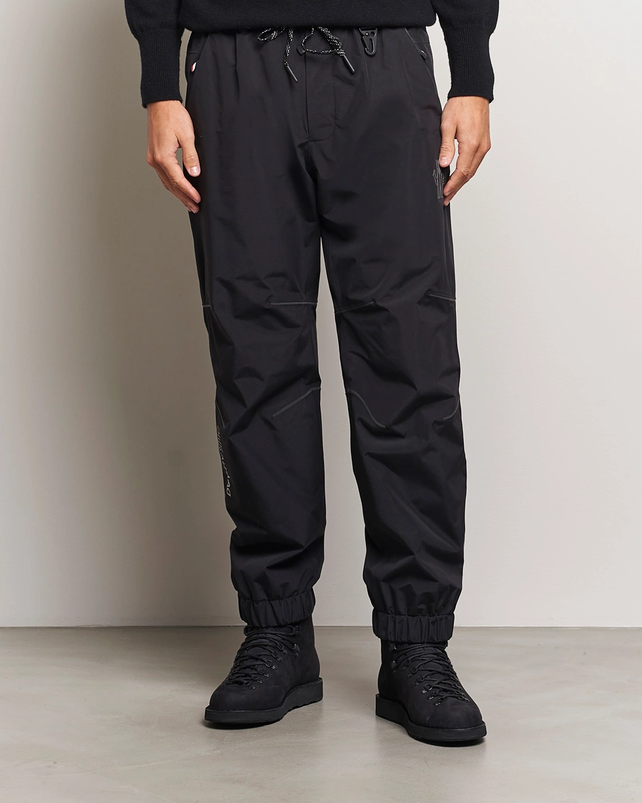 Heren |  | Moncler Grenoble | Nylon Drawstring Trousers Black