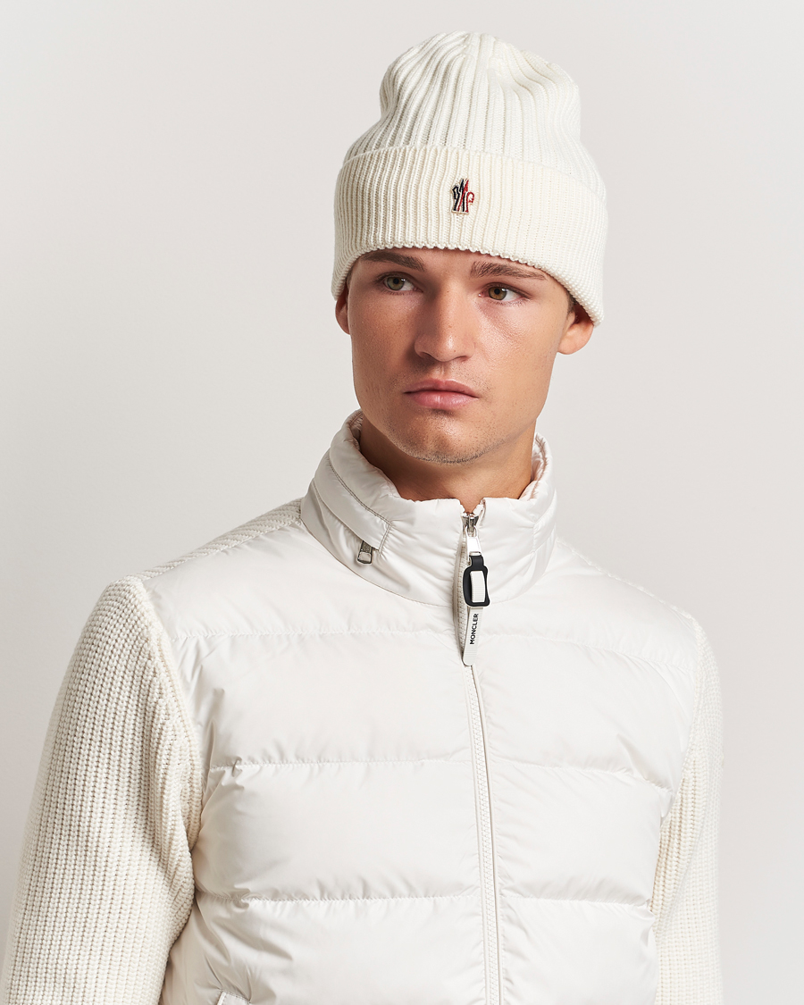 Heren |  | Moncler Grenoble | Beretto Beanie Off White