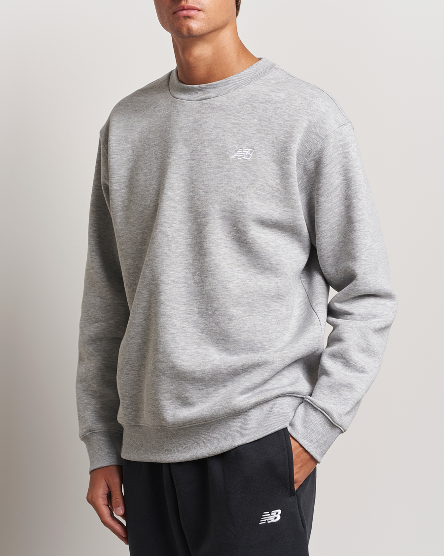 Heren | Kleding | New Balance | Essentials Fleece Sweatshirt Athletic Grey