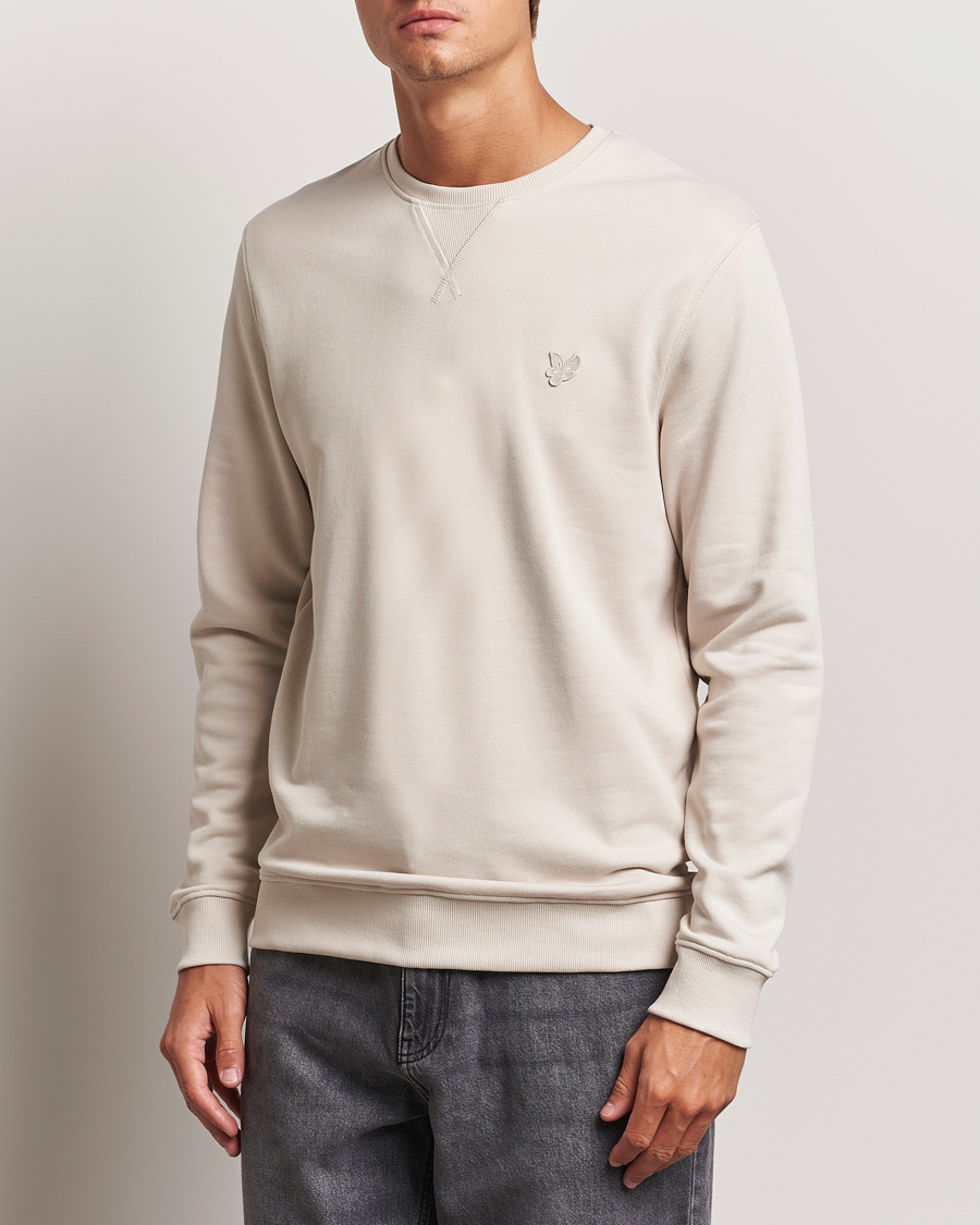 Heren |  | Lyle & Scott | Tonal Eagle Crew Neck Sweatshirt Cove