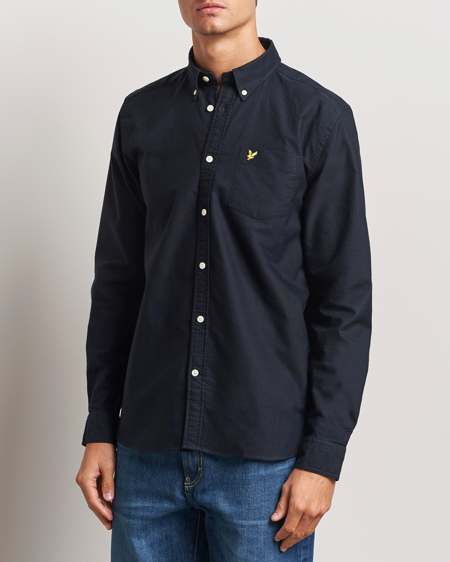 Heren |  | Lyle & Scott | Lightweight Oxford Shirt Dark Navy