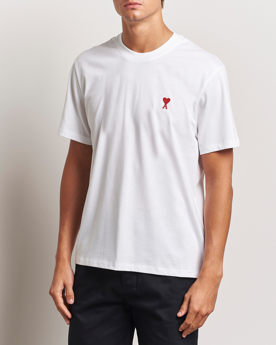 Heren |  | AMI | Heart Logo T-Shirt White