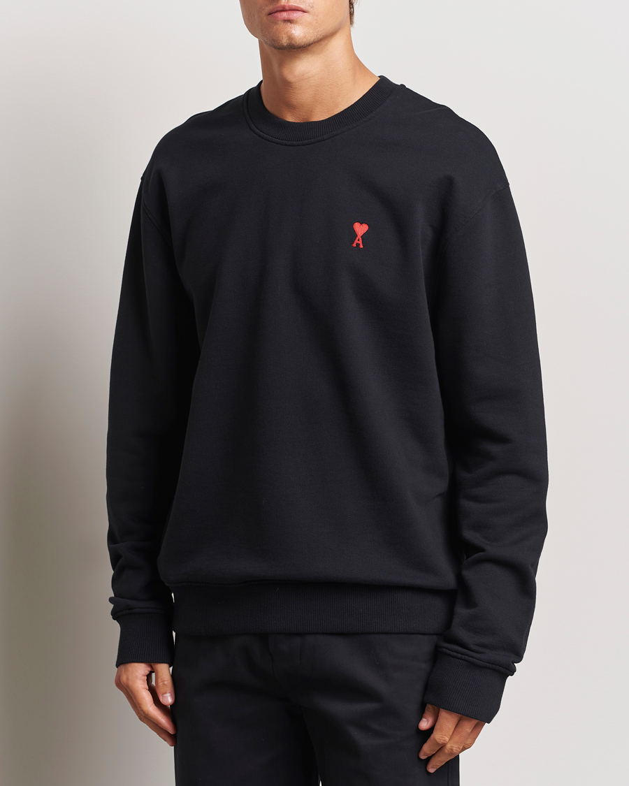 Heren | Truien | AMI | Heart Logo Sweatshirt Black