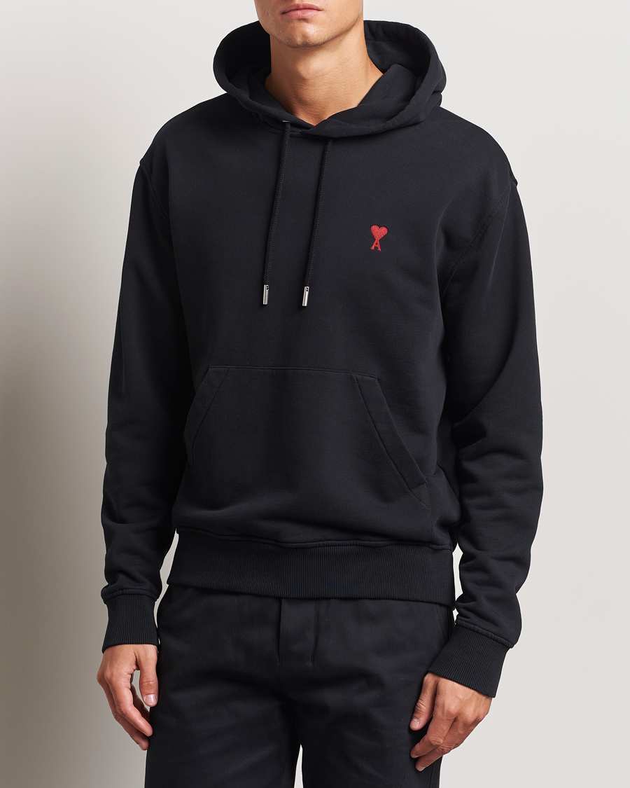 Heren |  | AMI | Heart Logo Hoodie Black