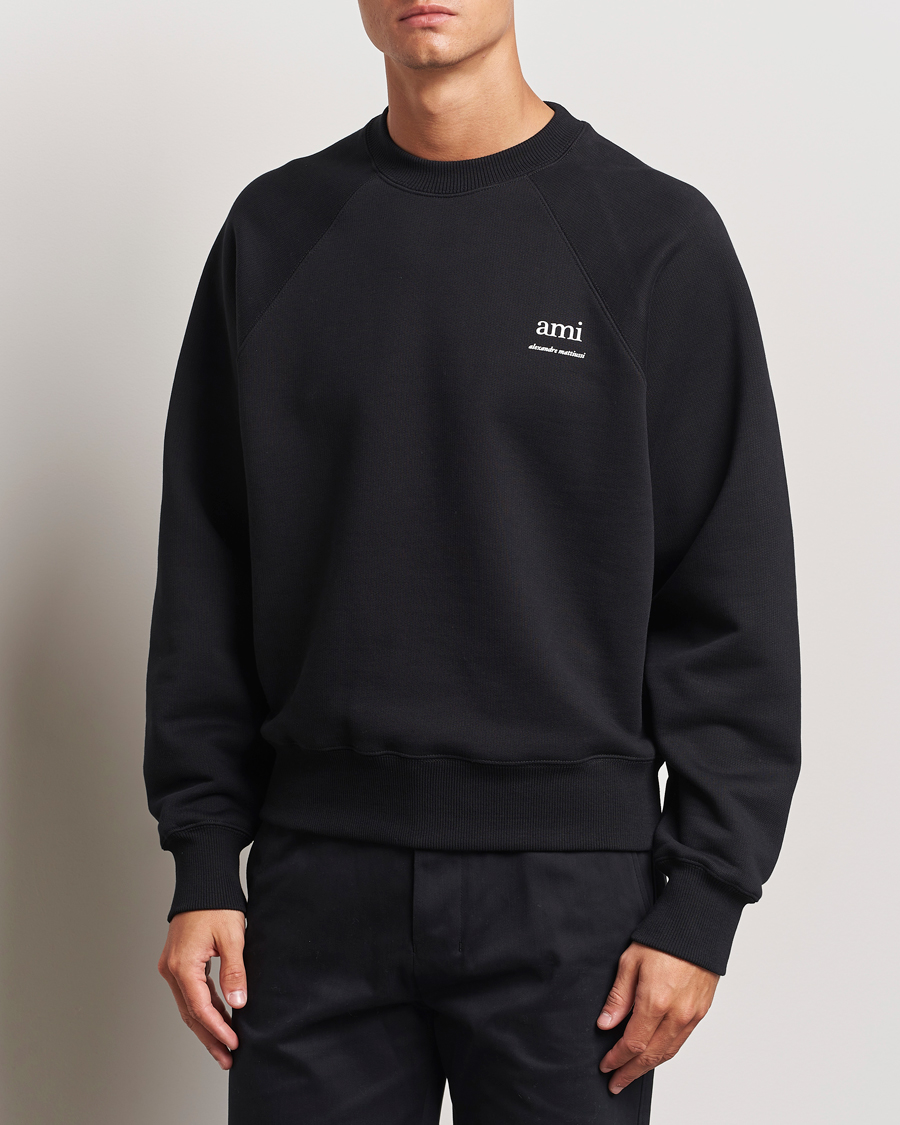 Heren | Truien | AMI | Logo Sweatshirt Black