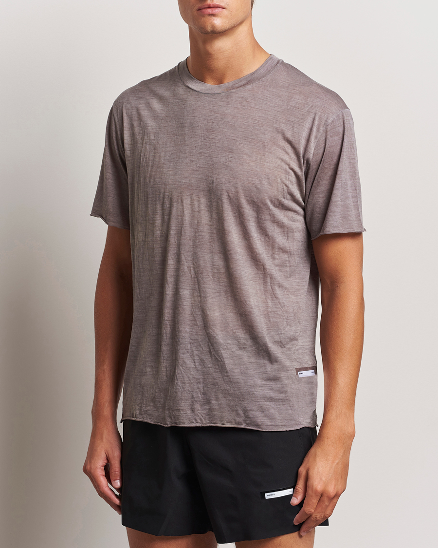 Heren | Functionele T-shirts | Satisfy | CloudMerino T-Shirt Sun Bleached Fallen Rock