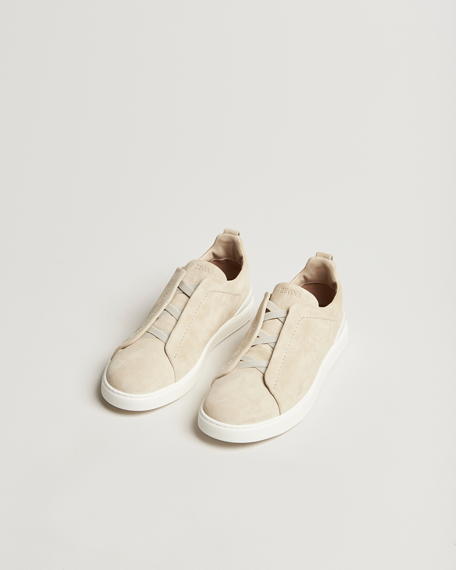 Heren |  | Zegna | Triple Stitch Sneakers Butter Suede
