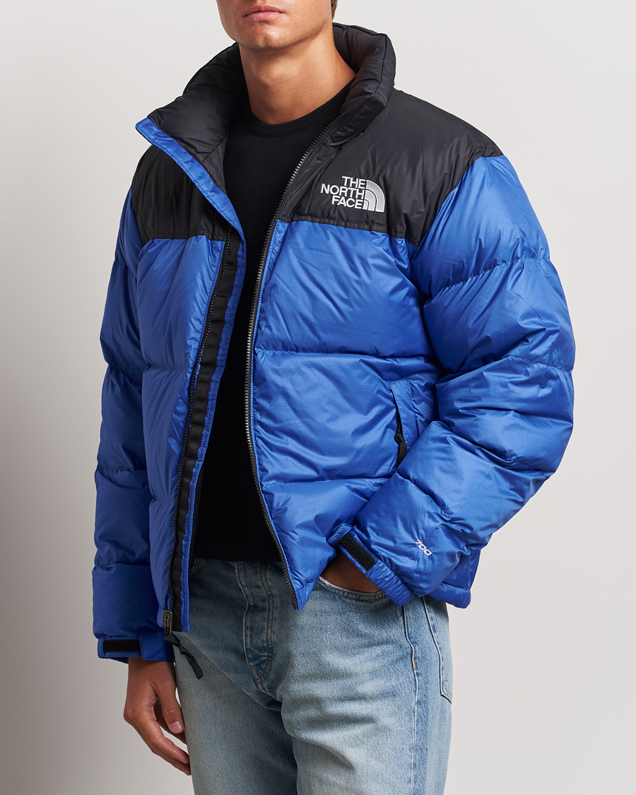 The North Face 1996 Retro Nuptse Jacket Black Blue Man CareOfCarl