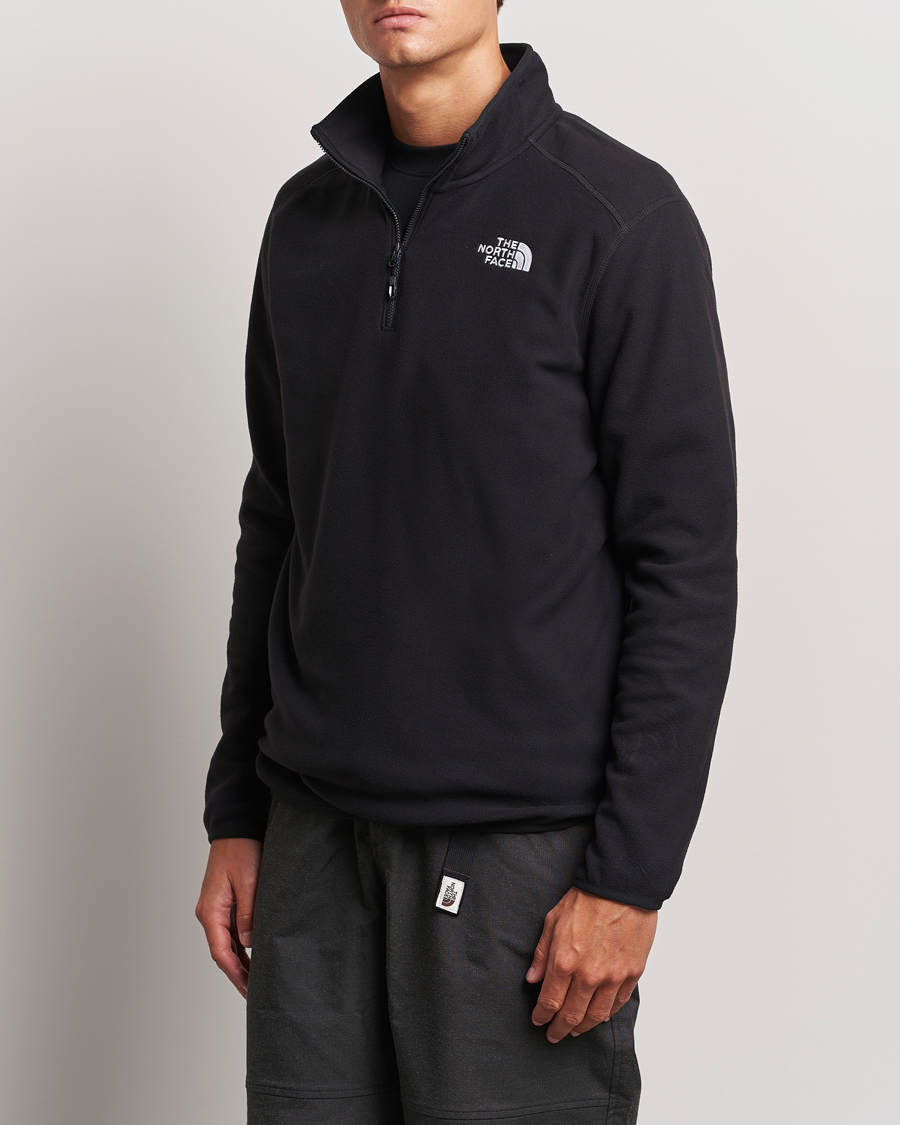 Heren |  | The North Face | 100 Glacier Fleece 1/4 Zip Black