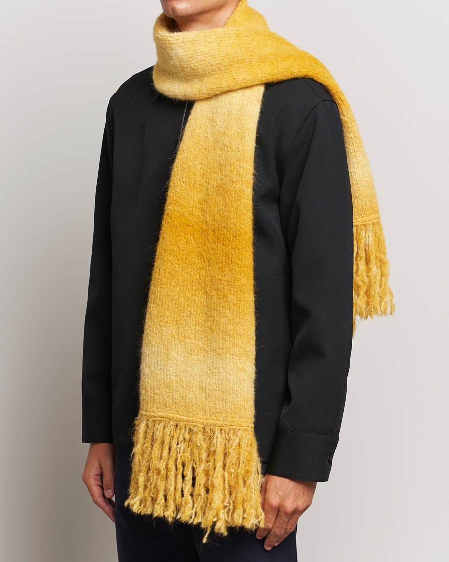 Heren |  | Sunflower | Ombre Wool Scarf Yellow