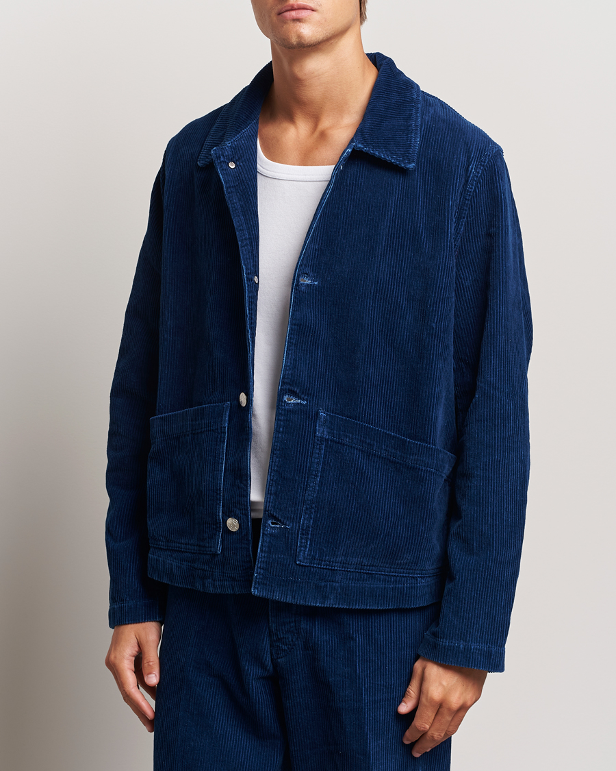 Heren |  | Sunflower | Corduroy Worker Jacket Indigo