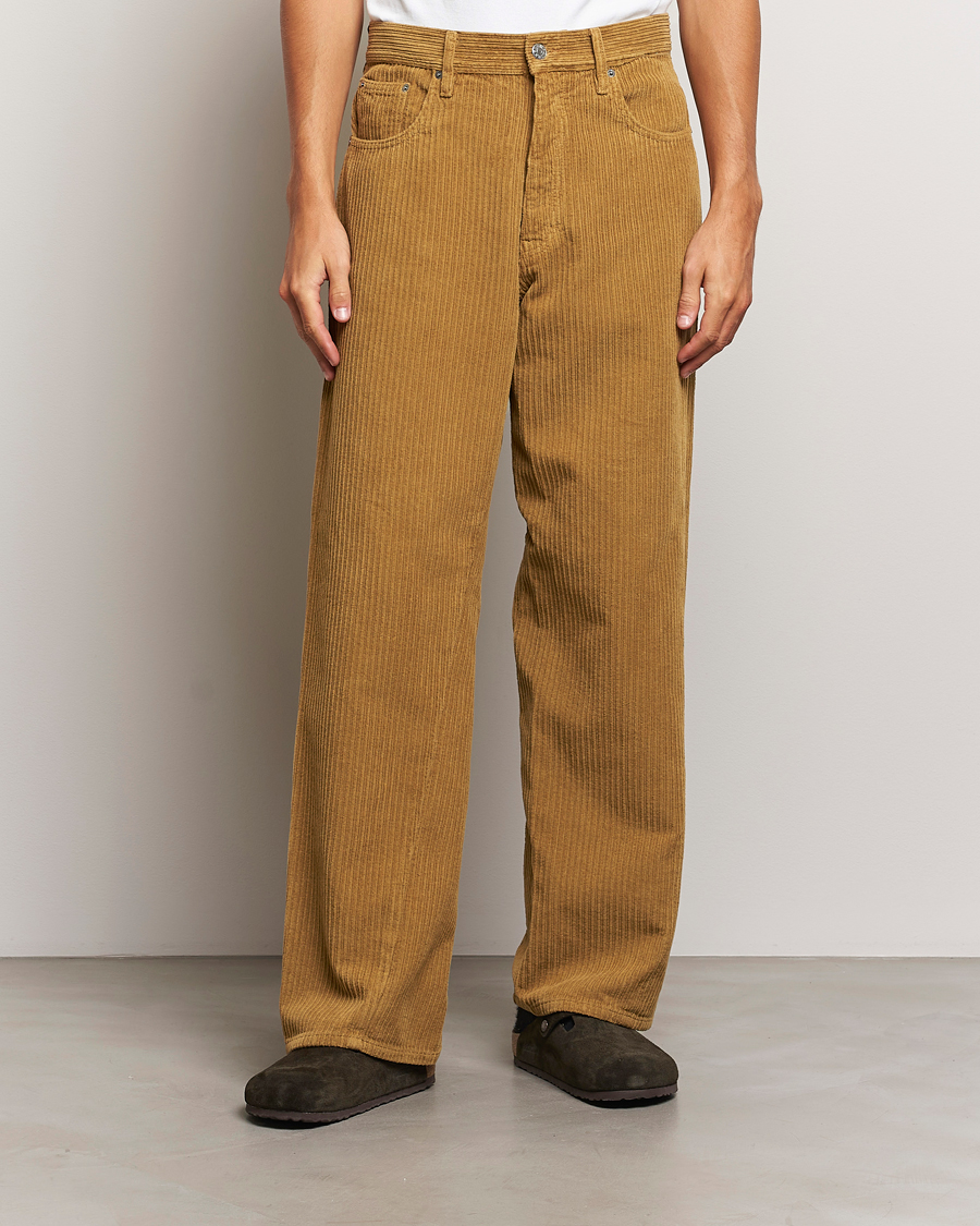 Heren |  | Sunflower | Wide Twist Corduroy Pants Ochre