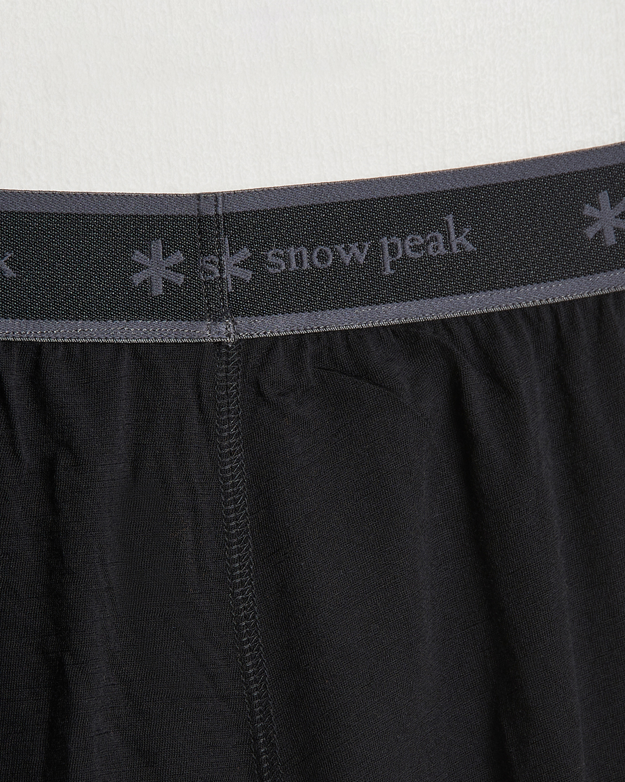 Heren |  | Snow Peak | Merino Wool Tights Black