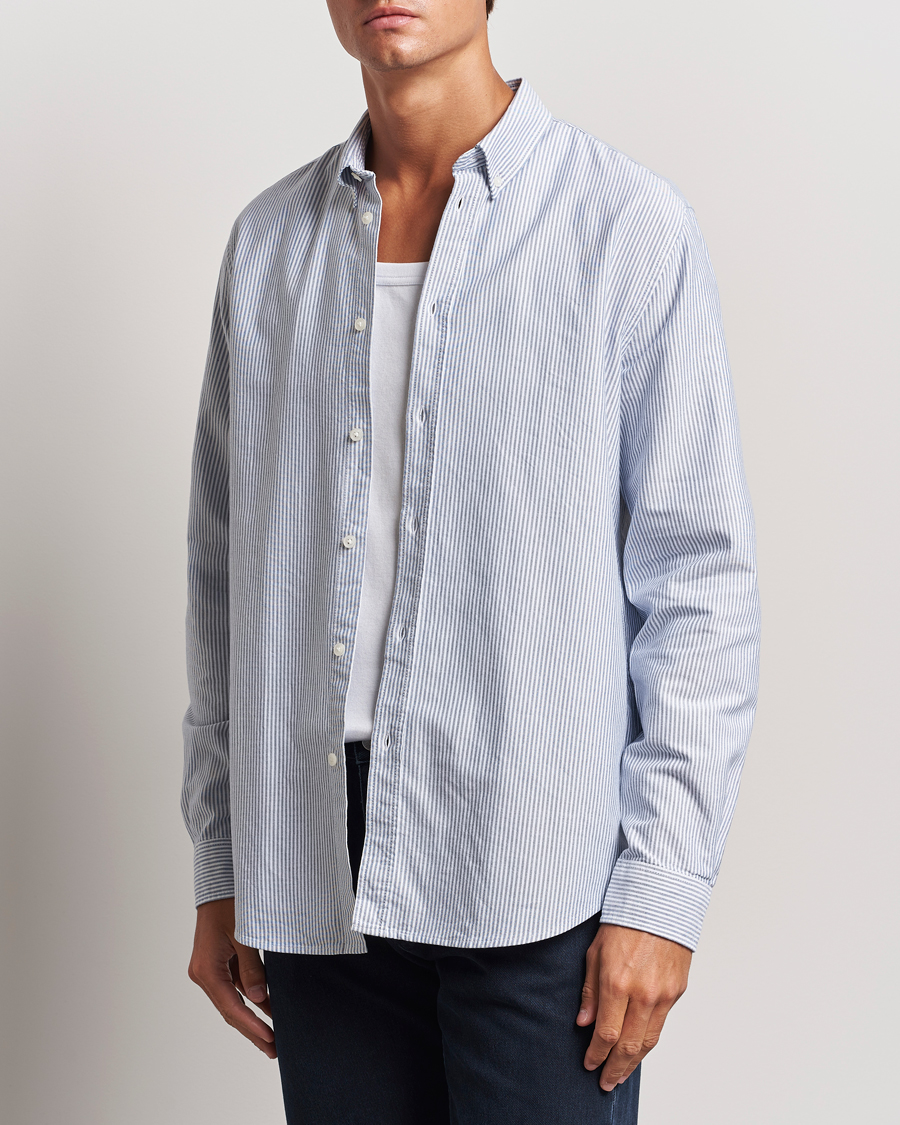 Heren |  | Samsøe Samsøe | Saliam Oxford Shirt Oxford Narrow Stripe