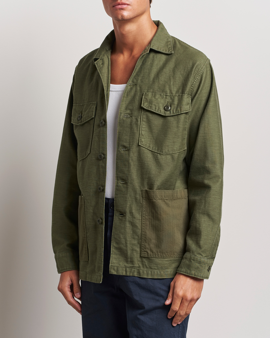 Heren |  | orSlow | 4 Pockets US Army Shirt Dark Olive