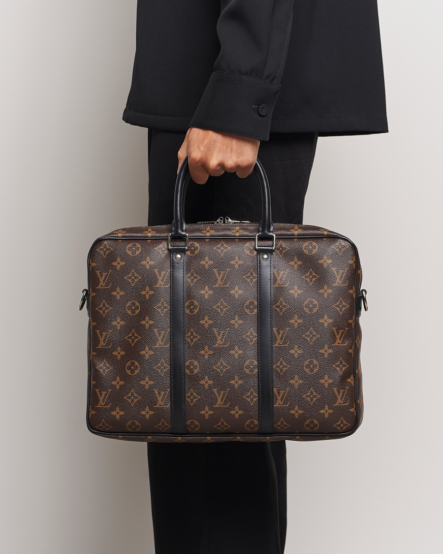 Heren | Pre-Owned & Vintage Bags | Louis Vuitton Pre-Owned | Porte-Documents Voyage Briefcase Monogram