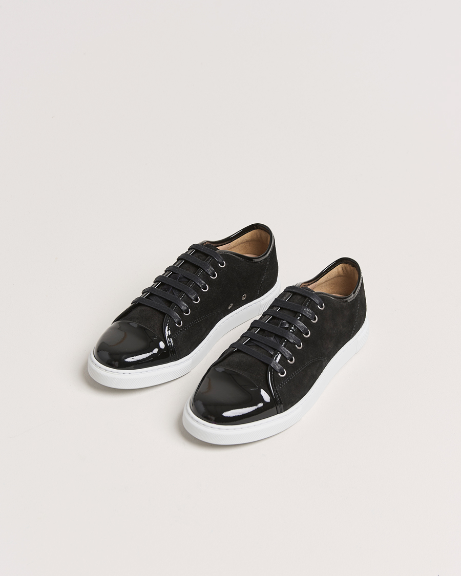 Heren | Carl of Carl Exclusives | Lanvin | Womens Patent Cap Toe Sneaker Black