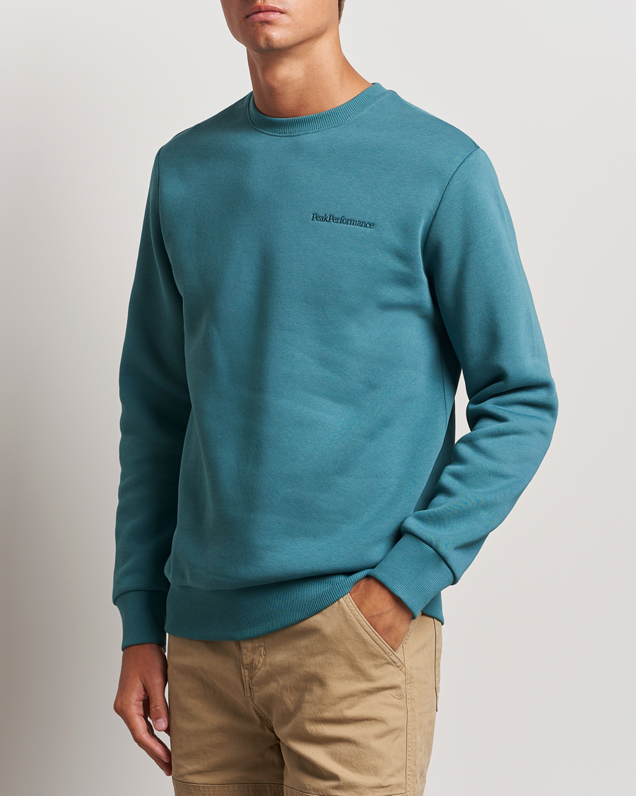 Heren |  | Peak Performance | Original Logo Crew Neck Sweatshirt Hydro Fresh