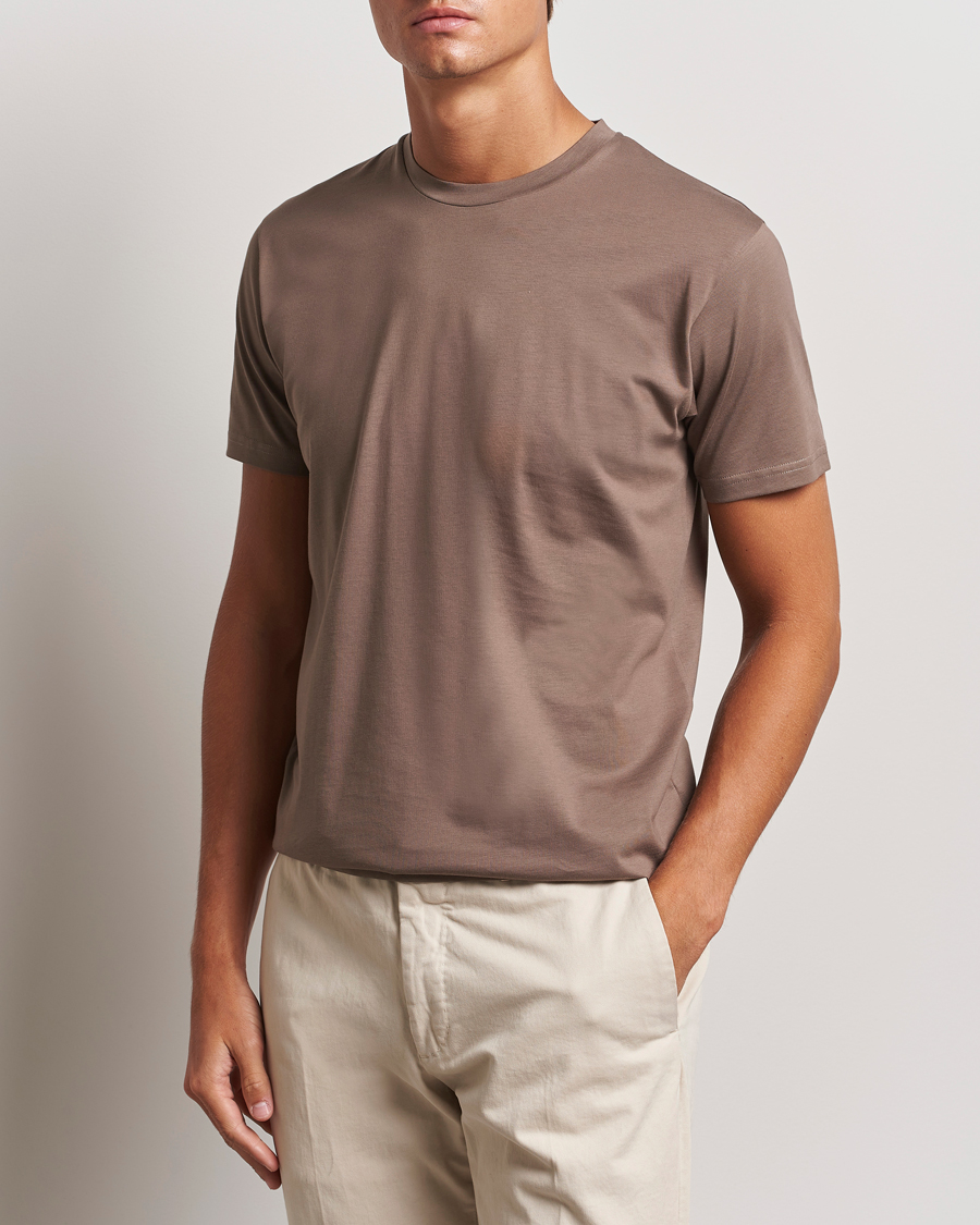 Heren |  | Sunspel | Riviera Organic Tee Cedar