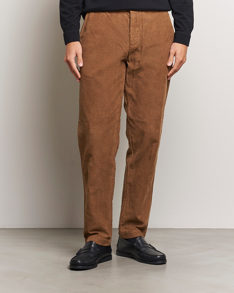 Heren |  | Sunspel | Corduroy Chore Trousers Sandstone