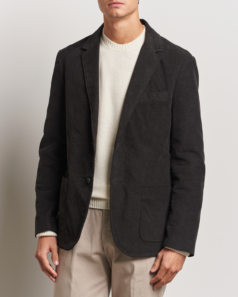 Heren | Smart casual | Sunspel | Relaxed Corduroy Blazer Coffee